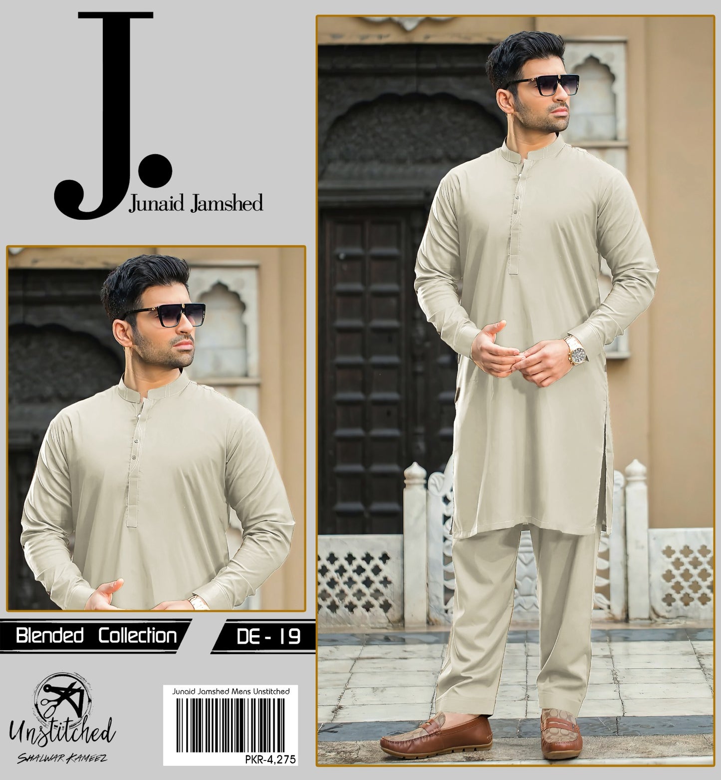J.Dot BLENDED UNSTITCHED KAMEEZ SHALWAR FABRIC