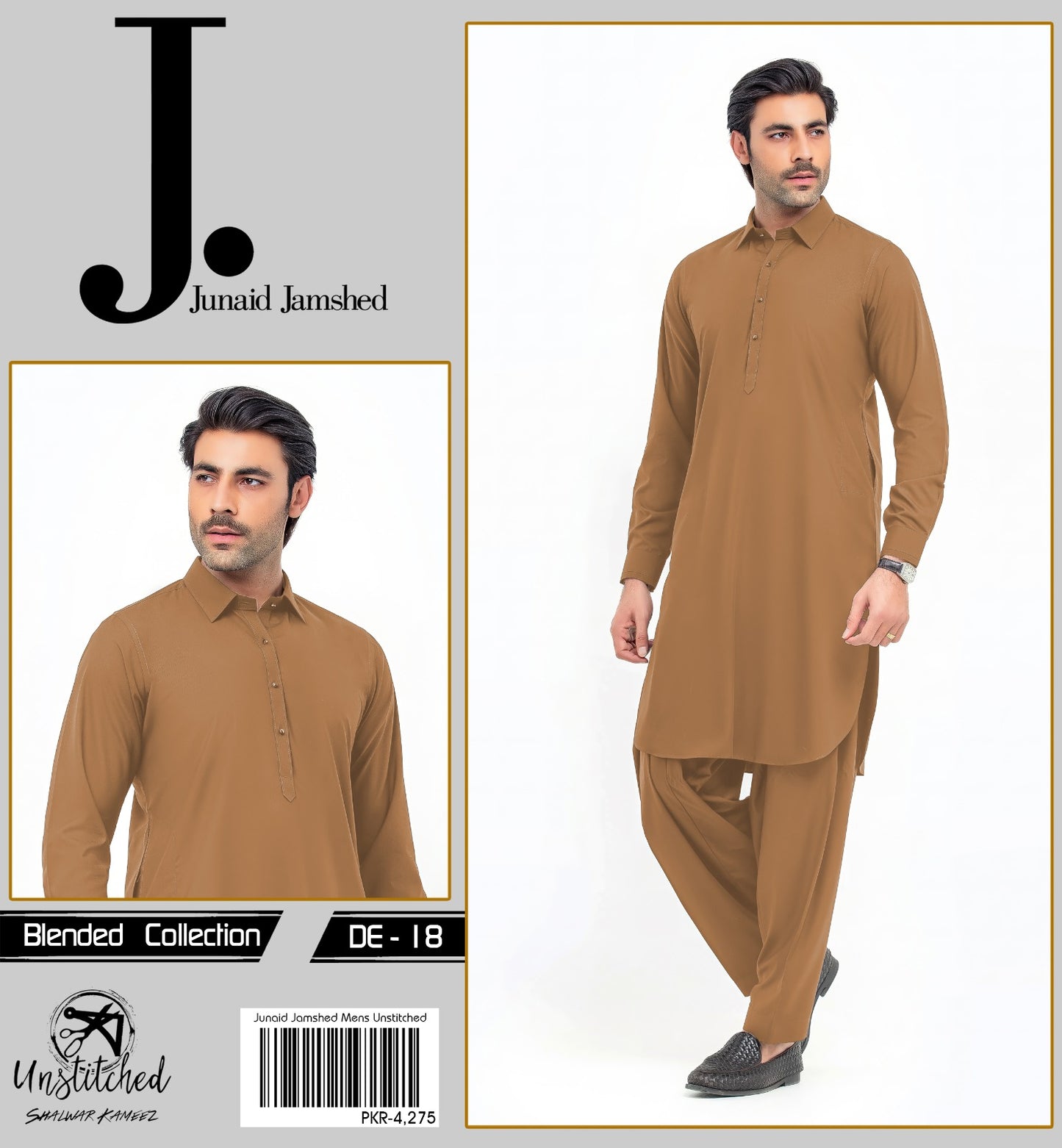 J.Dot BLENDED UNSTITCHED KAMEEZ SHALWAR FABRIC