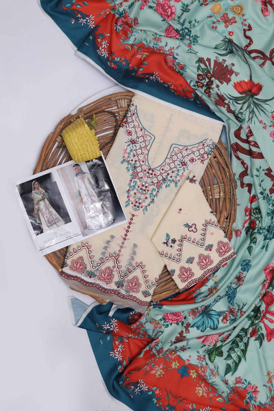 Hussain Rehar Dhanak Marina 3pc