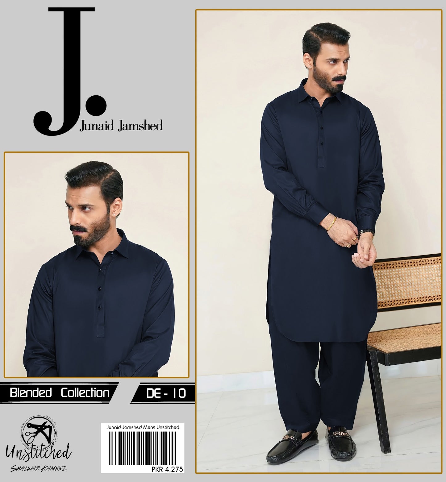 J.Dot BLENDED UNSTITCHED KAMEEZ SHALWAR FABRIC