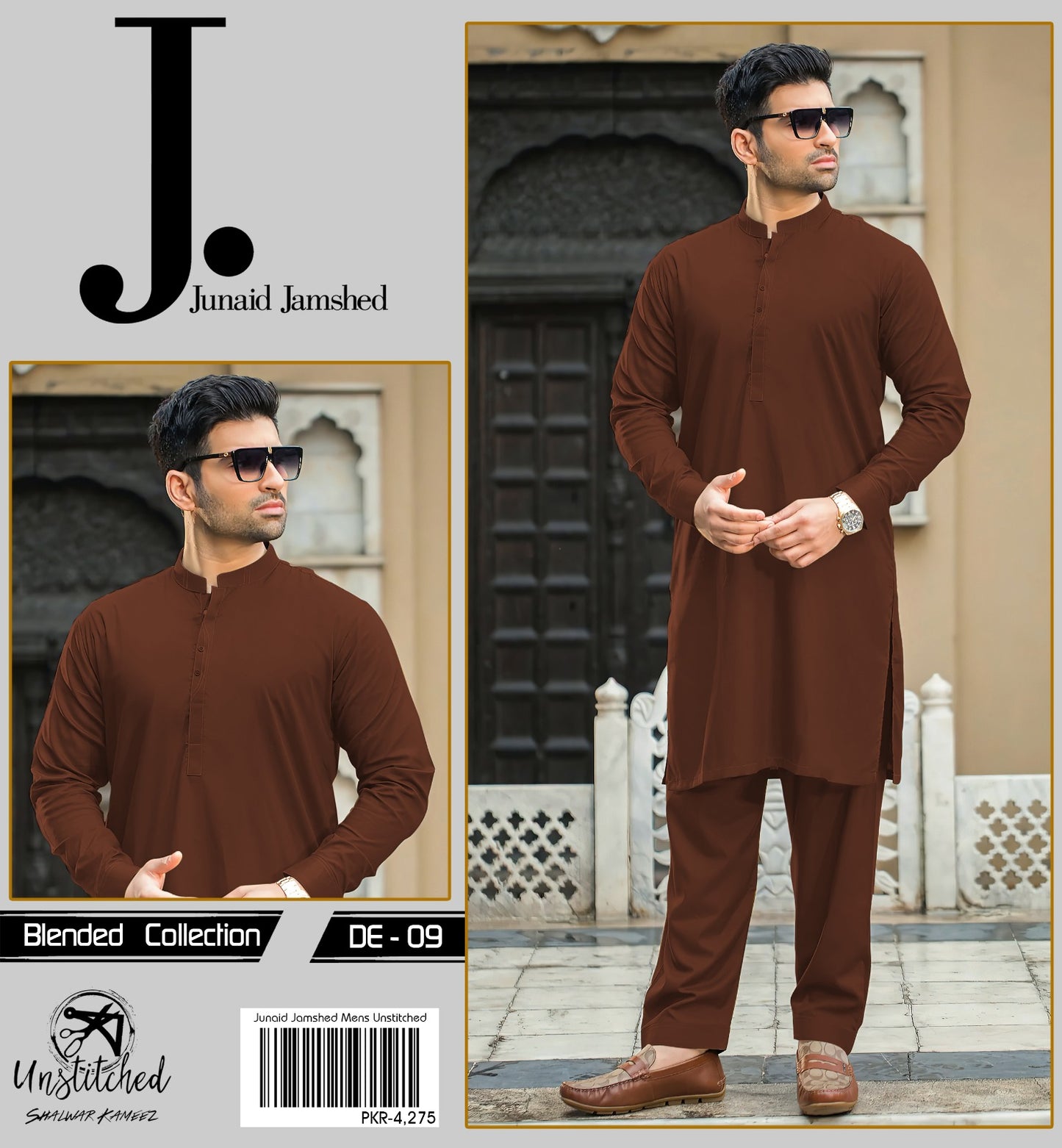 J.Dot BLENDED UNSTITCHED KAMEEZ SHALWAR FABRIC