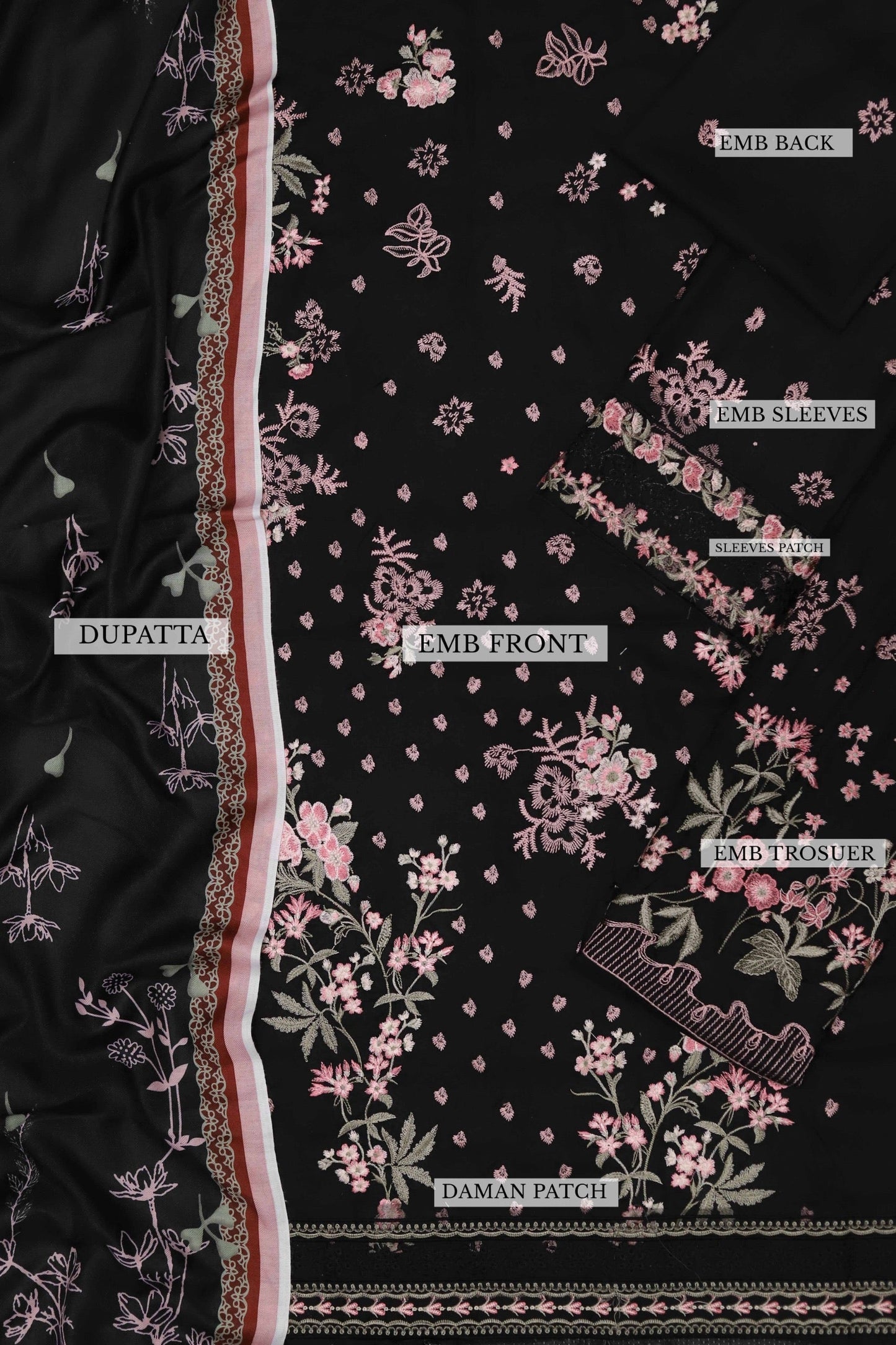 Khaadi Dhanak Marina 3pc