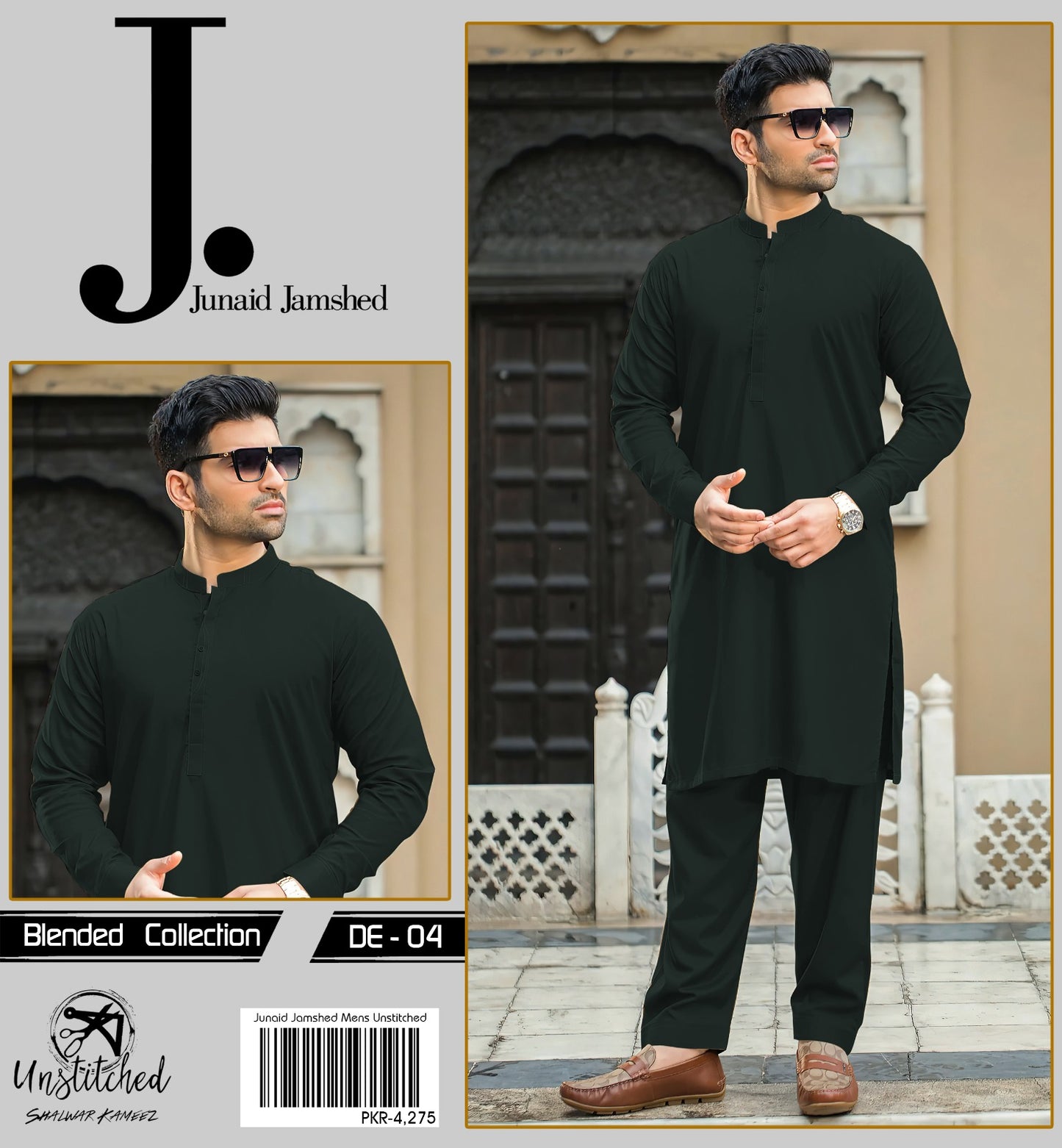 J.Dot BLENDED UNSTITCHED KAMEEZ SHALWAR FABRIC